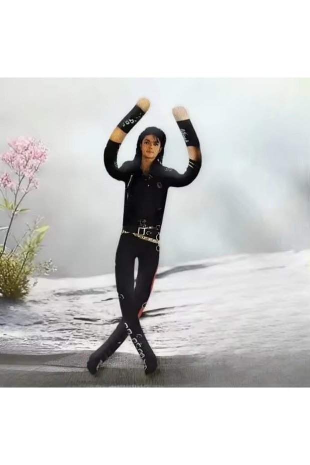 Other 2 Michael Jackson Plush Pillow, Articulated Abstract Home Decor Figure, Collectible Orn