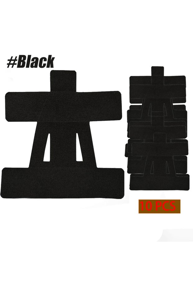 Black-10PCS 10PCS Precut Kinesiology Tape for Shoulder Pain Relief – Waterproof, Elastic Support for