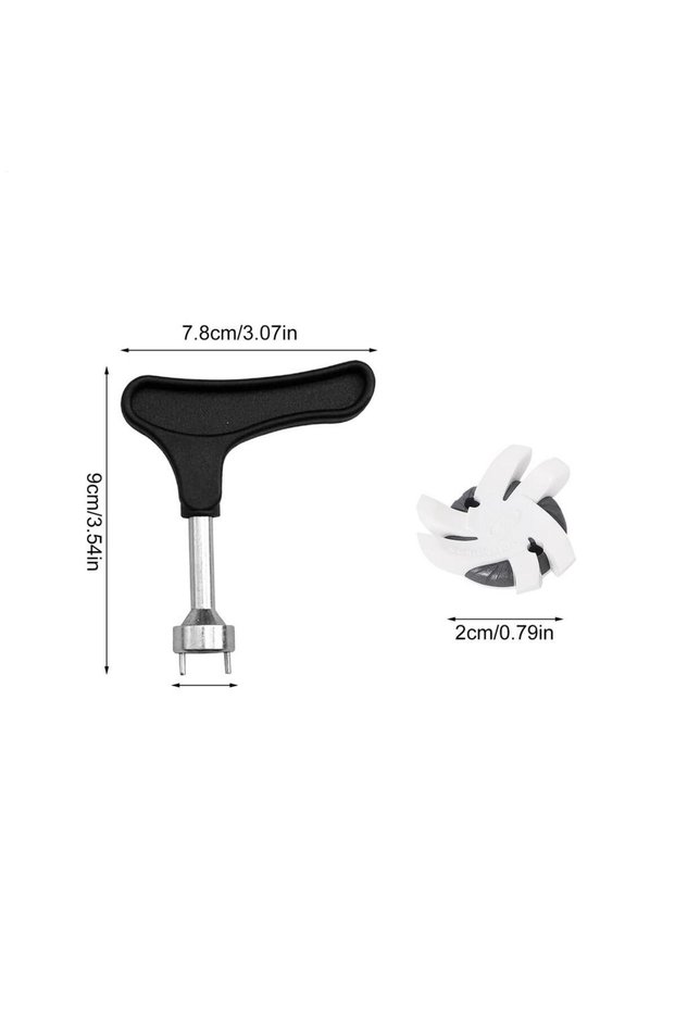 White Anti Slip Golf Shoe Spikes Golf Shoe Cleat Stinger Screw Replacement Thread Spikes Cleats For