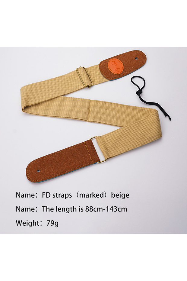 VN-CXY1098B3 1pc Embroidery Guitar Strap Leather Acoustic Electric Guitar Widening Straps Folk Class