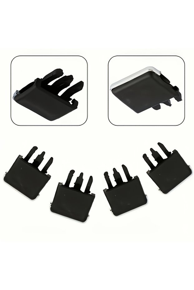 4pcs Set of 4: Suitable for Car Dashboard Air Outlet Fan Blades, Air Conditioning Outlet Buckles, an