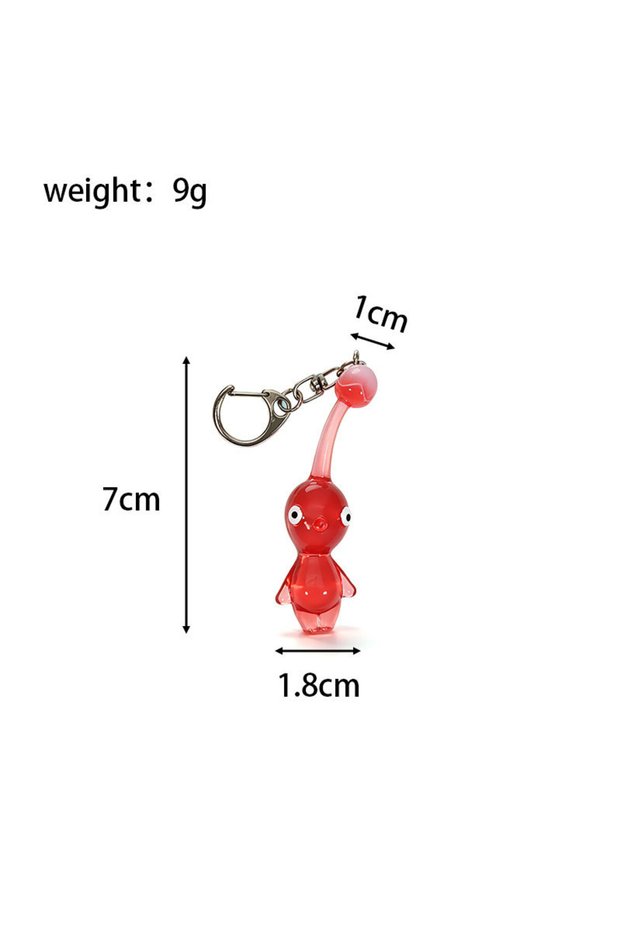 1 Gashapon ball-4 PIKMIN Nintendo Game Characters Action Figures Model Key Backpack Pe