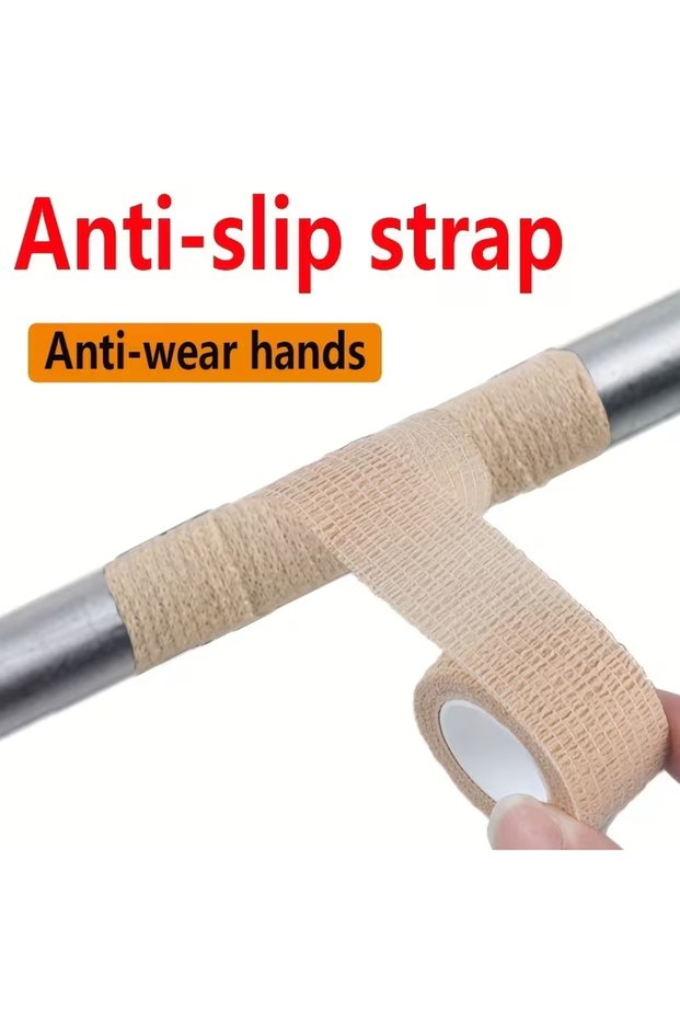 4Pcs Non-Slip Fitness Sports Tape, Barbell/Dumbbell Grip Tape, Sweat-Absorbent | Anti-Slip | Anti-Bl