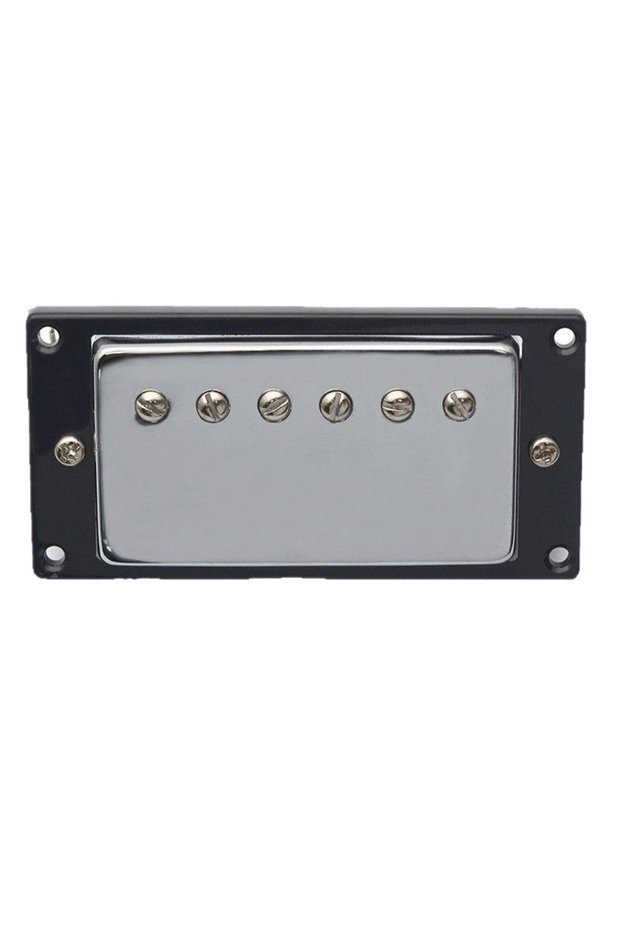 silver 52mm bridge High Output LP Electric Guitar Pickup High Output Noise Cancelling Black Frame Do