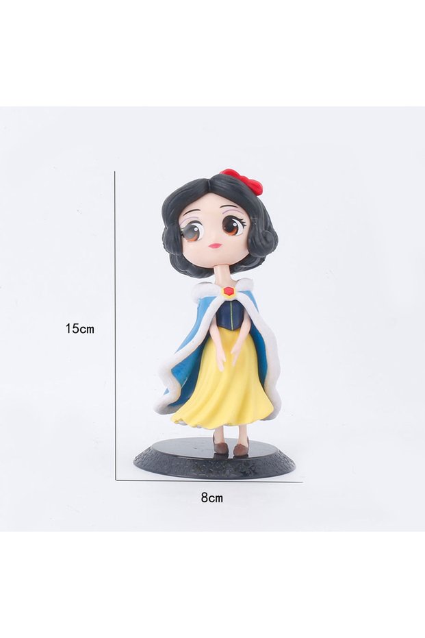 style-15 Anime Style Girl Character Figurine Set Various Gown Outfits Desktop Tabletop Displa