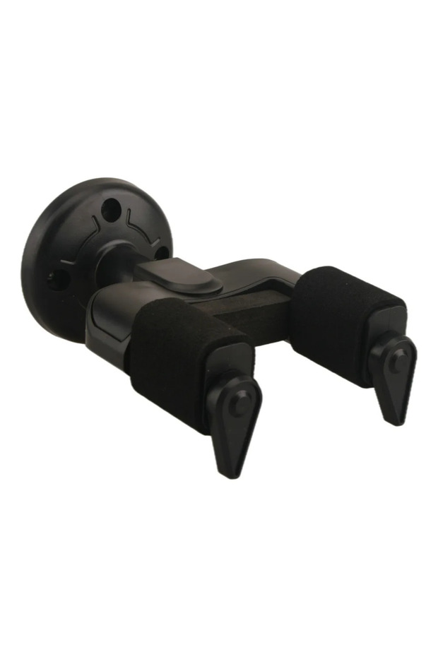 Black Guitar Wall Mount Hanger Hook for Electric Acoustic Guitar Bass Mandolin Ukulele with Screws