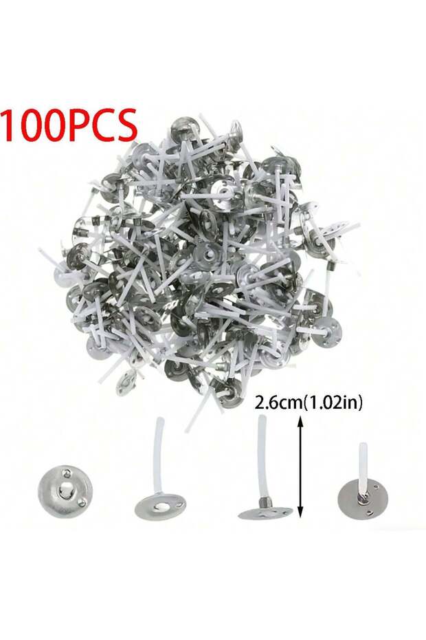 100pcs 50/100/200/500pcs Smokeless Candle wick Woven Core Tool for Aromatherapy Candle Production So
