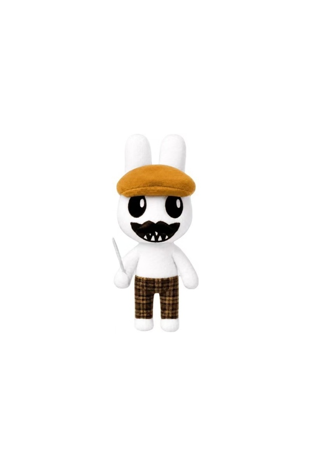 white rabbit For Roblox Animal Hospital Horror Plush Doll Set Soft Stuffed Plushie Creepy Cute Game