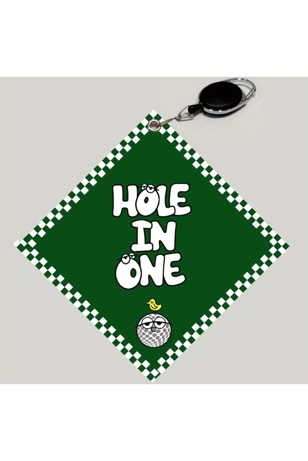 Green-Hole in One New Style Premium Golf Towel Double Sided Print Golf Accessories Super Absorbent Q