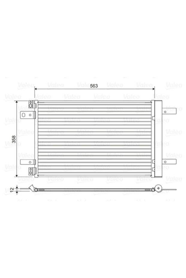 Condenser, air conditioning 822550