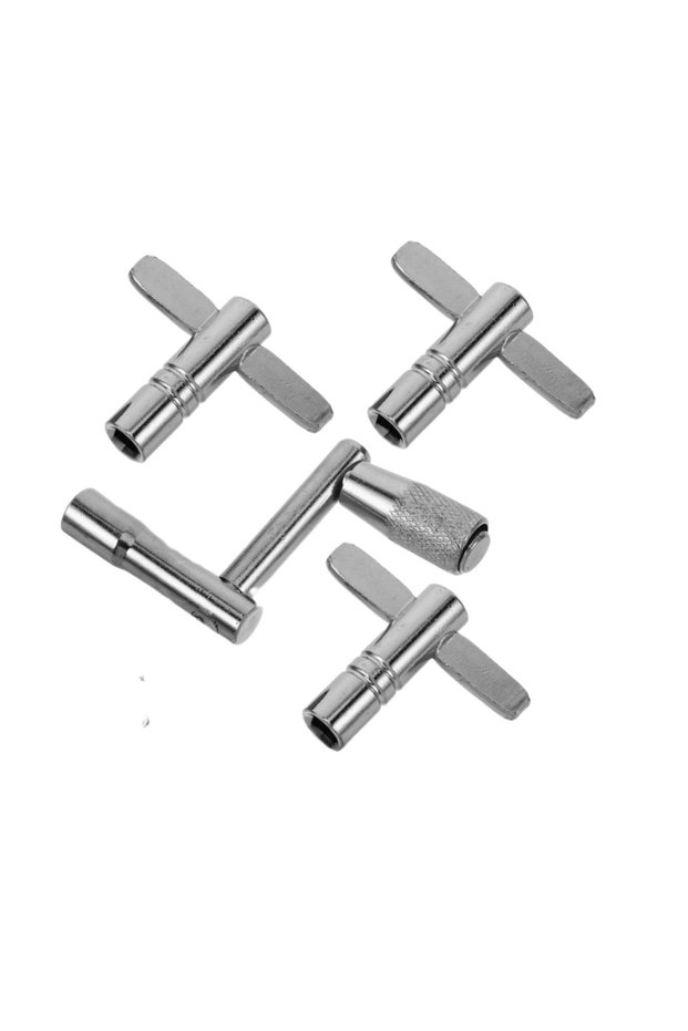 3-Pack 3-Pack T/Z-Shaped Quick-Tune Wrench Universal Drum Key Set, High Torque Metal Tuner with Spee