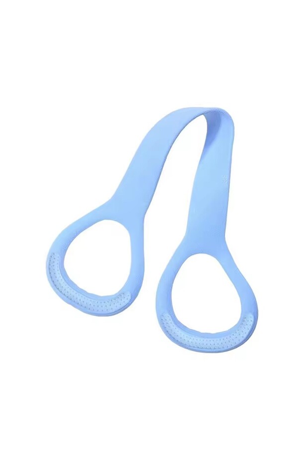 Blue 8-Shaped Elastic Resistance Band Non-Slip Durable for Home Gym Yoga Pilates Sports Workout Exer