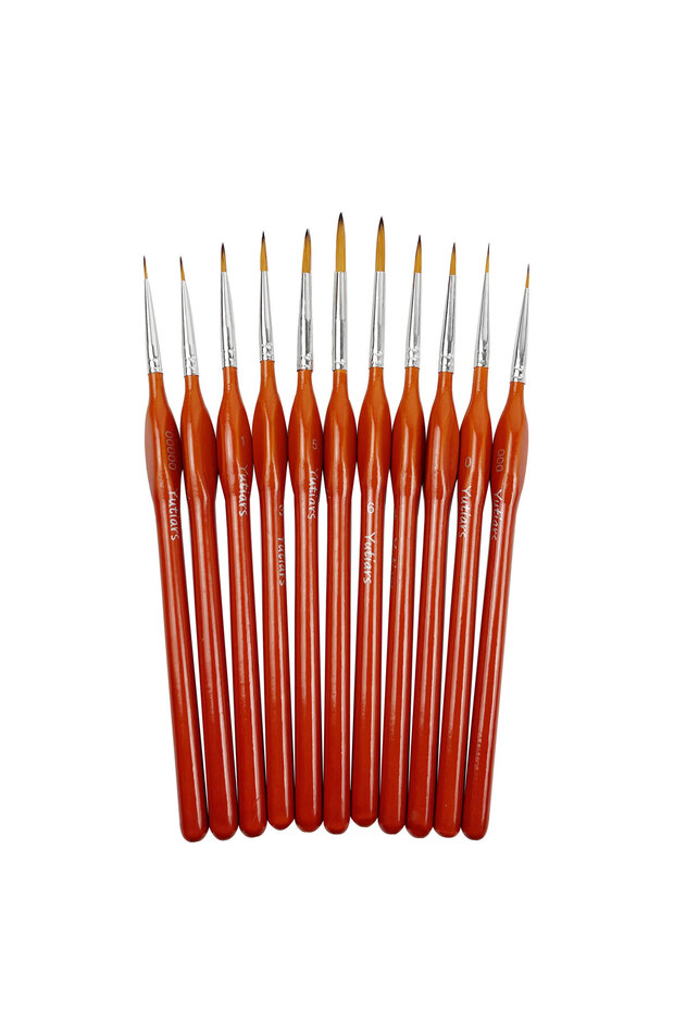 11 pcs High Precision Micro Detail Paint Brush Kit 3/11/14Pcs,Ideal Drybrushes for Warhammer 40K DnD