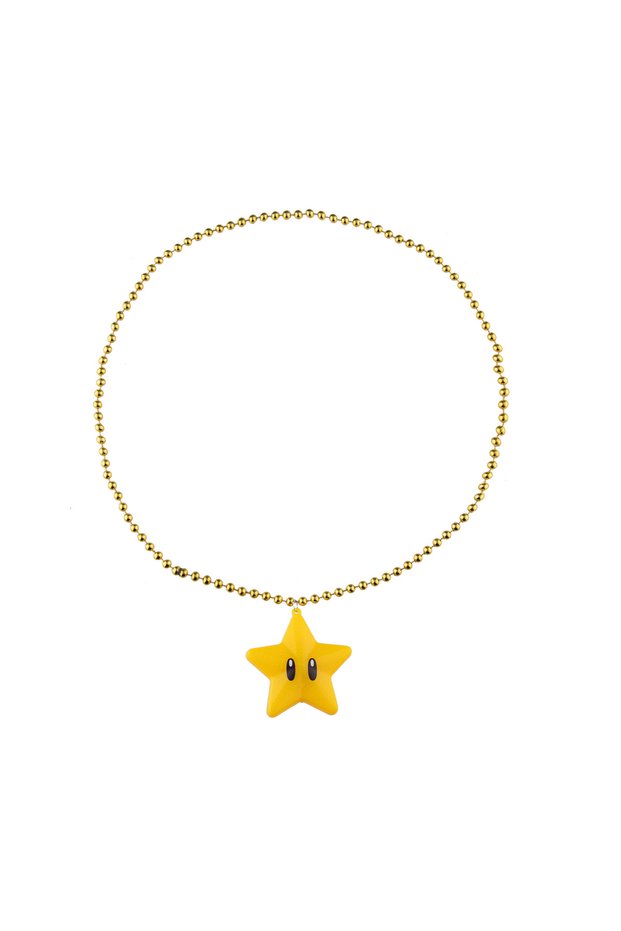 star-necklace Five Point Star Cute Keychain LED Illuminated Night Use Purse Accessory Cartoon