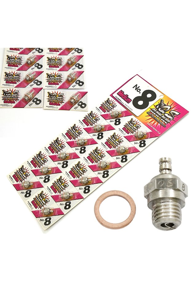 2 Stroke OS Engine Glow Plug OS8 No.8 O.S. Plug N Glow Plugs For OS Engine