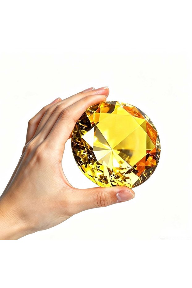 60MM Yellow Extra Big Acrylic Diamond Gems Stones 60MM Pirate Treasure Party Favors Wedding Decorati