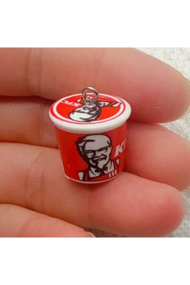 4 10pcs cartoon resin food bag keychain, suitable for bag decoration, the best for gifts