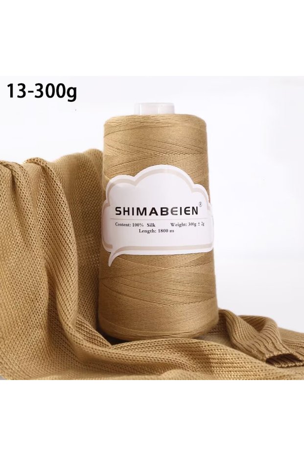 13 300g, Large Spool of Silk Lace Yarn, High-Quality Comfortable Lace Yarn for Knitting and Crocheti