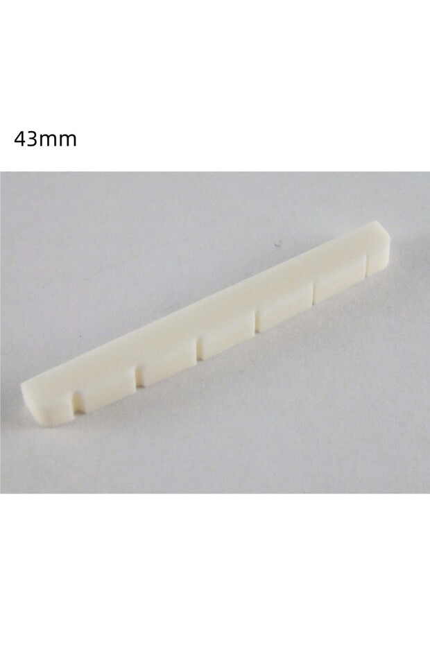 43mm FLAT BASE BONE NUT 42mm or 43mm for Stratocaster or Telecaster Style Guitars