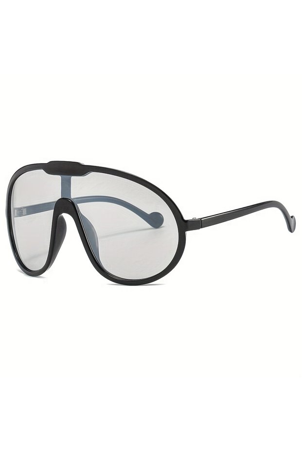light silver Cycling Oversized Square Sunglasses Women Punk Fashion Big Frame Vintage Sun Glasses Me