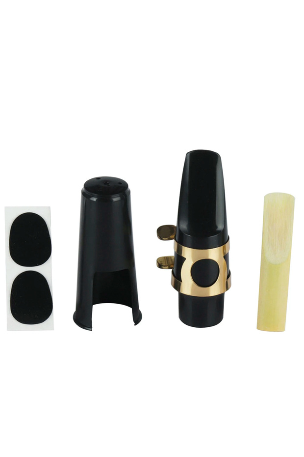 Alto IRIN Alto Tenor Soprano Saxophone Mouthpiece ABS Sax Mouthpiece with Cap Metal Buckle Reed Wood