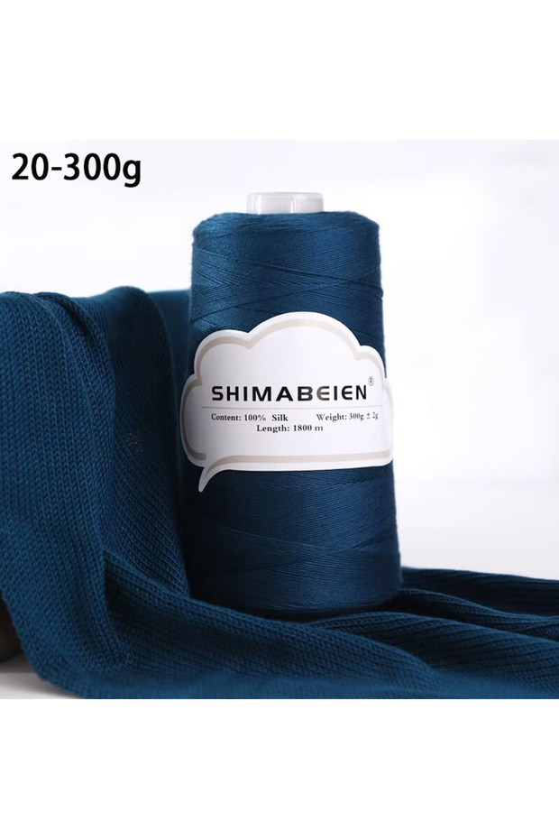 20 300g, Large Spool of Silk Lace Yarn, High-Quality Comfortable Lace Yarn for Knitting and Crocheti