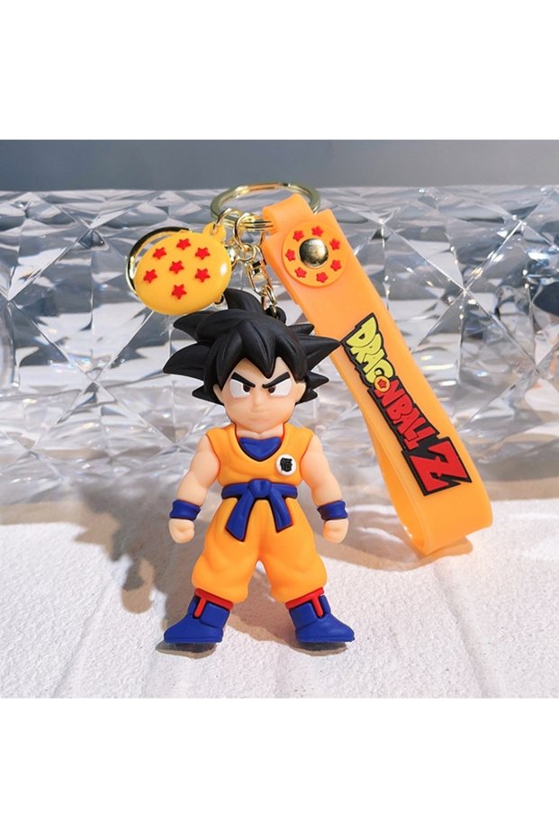 1 pc 1 Pc Anime Dragon Ball Z Action Figures Keychain Son Goku Veget Piccolo Majin Buu Tien S