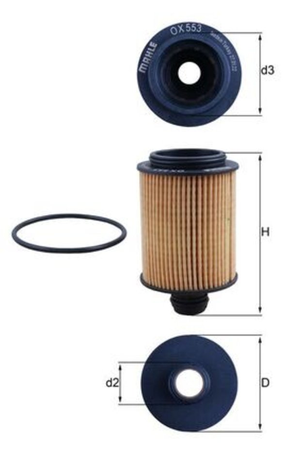 Filtru ulei OX 553D