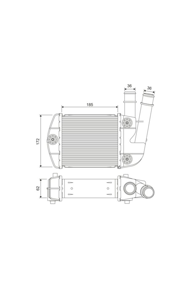 Intercooler, compresor 818310
