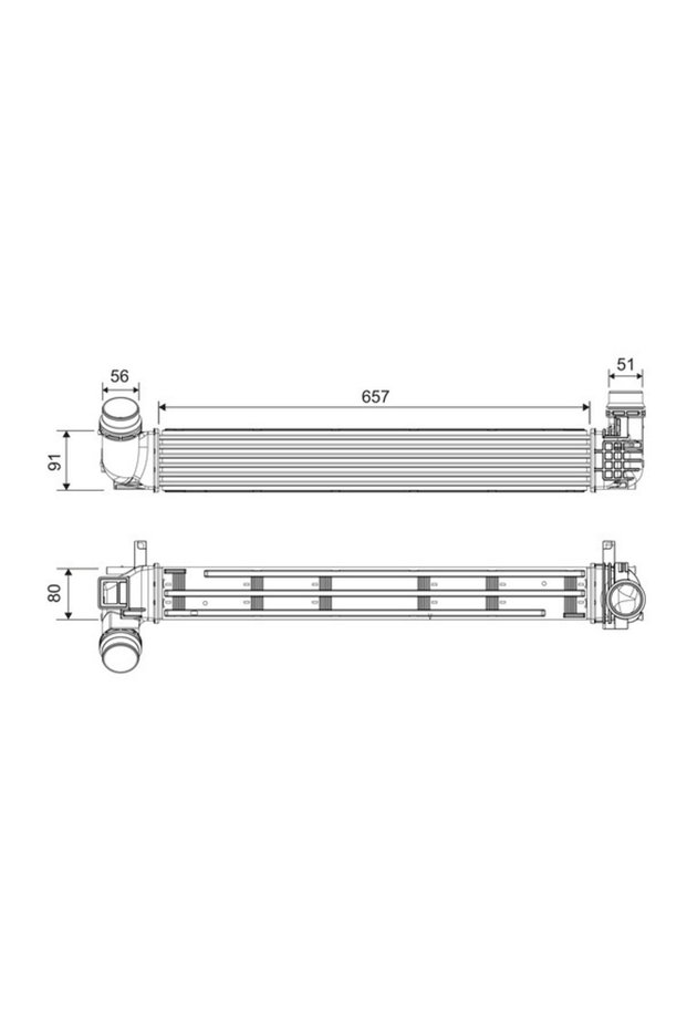 Intercooler, compresor 818878