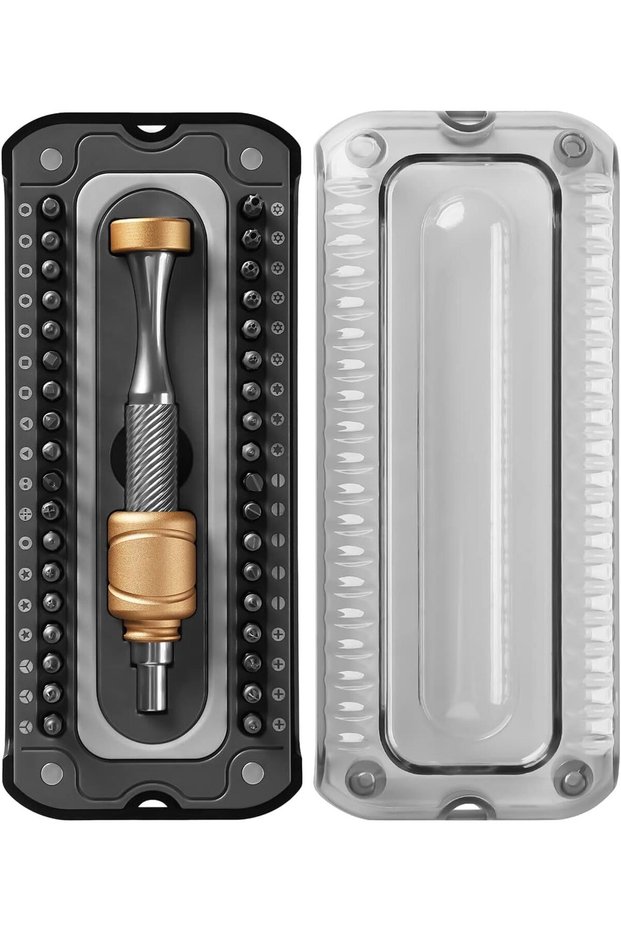 MAKINGTEC Precision Screwdriver Kit, 37Pcs with Low-Gravity Design Magnetic Driver Handle and Durabl