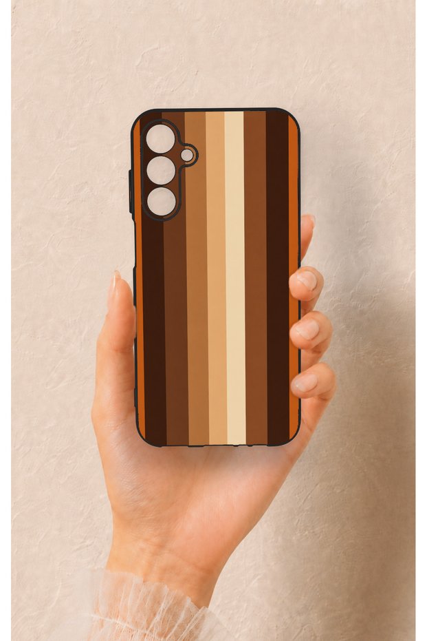 Samsung A15 Compatible Autumn Lines Patterned Silicone Case