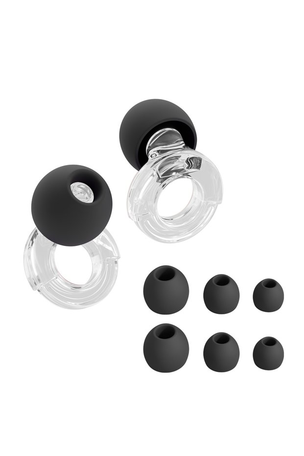 Transparent High Fidelity Ear Plugs for Concerts, Reusable Noise Cancelling Concert Earplugs for Mus