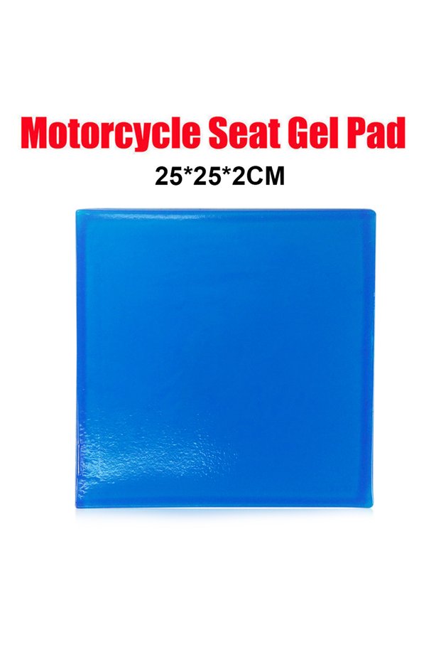 25x25x2cm Motorcycle Seat Gel Pad Shock Absorption Mat Motorbike Scooter Comfortable Soft Gel Cushio
