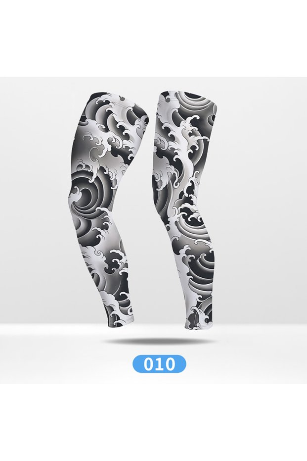 010 GTUBIKE Summer Cycling Leg Compression Sleeves Outdoor Sports Quick Dry Knee Protection Leggings