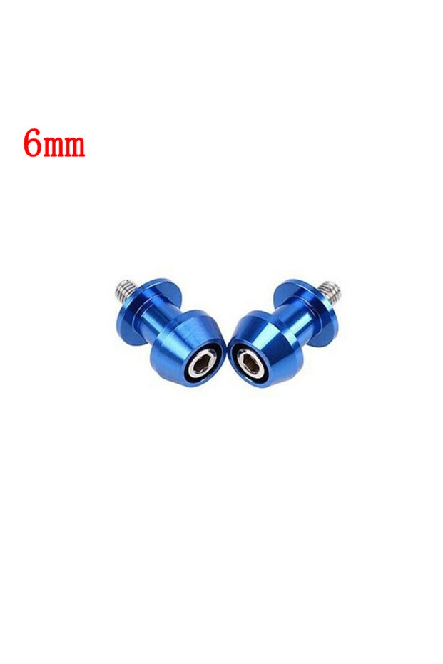 Blue 6mm 6/8/10mm Aluminum Alloy Motorcycle Screw Holder Swingarm Spools Slider Stand Screw Swingarm