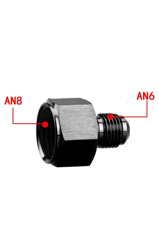 Inner AN8 Outer AN6 Reducer Expander Fitting Adaptor AN10 Female to AN6 Male And AN10 Female to AN8