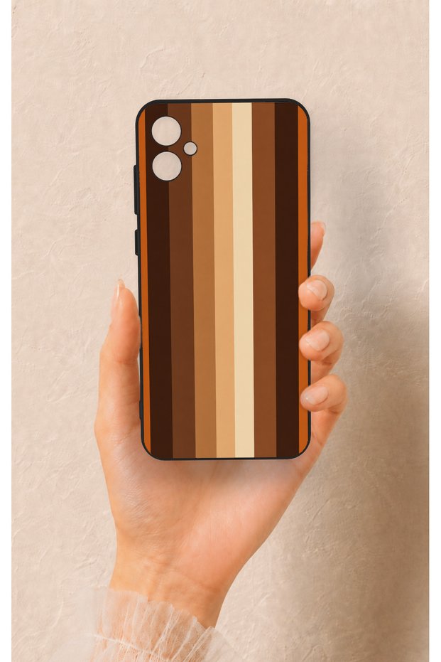 Samsung A05 Compatible Autumn Lines Patterned Silicone Case