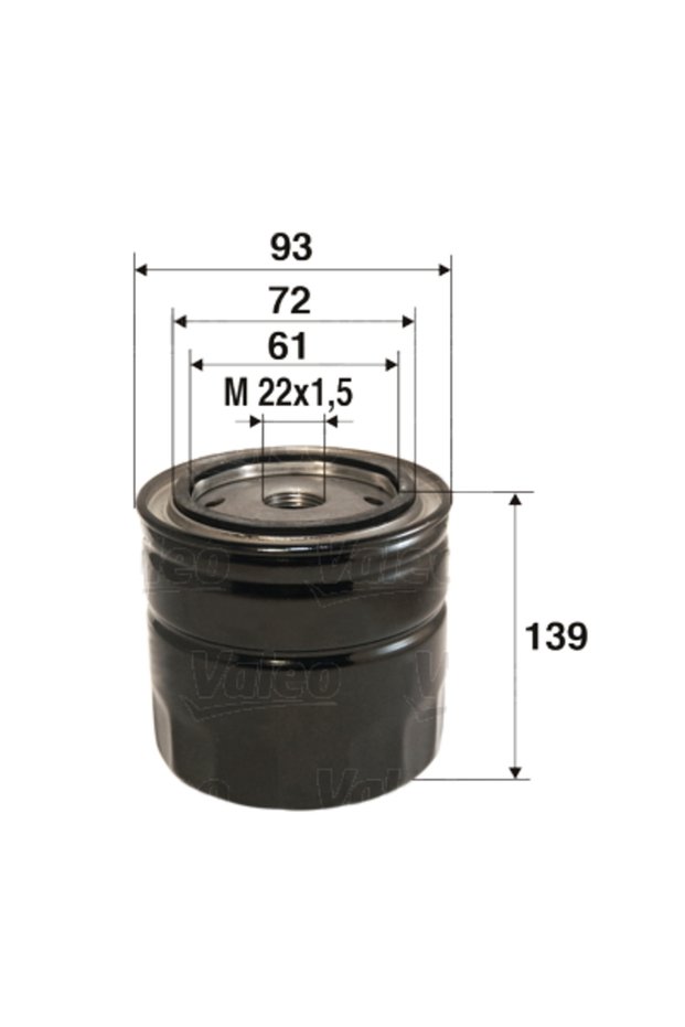 Oil filter 586055