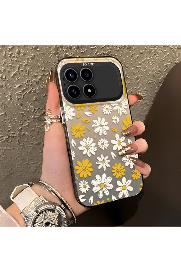 Redmi K90 5g Compatible Spring Daisy Print Case, Durable, Cute.