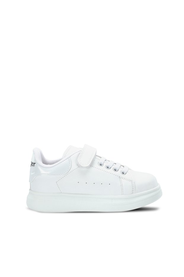 Equal in Unisex Kids' White Casual Sneakers