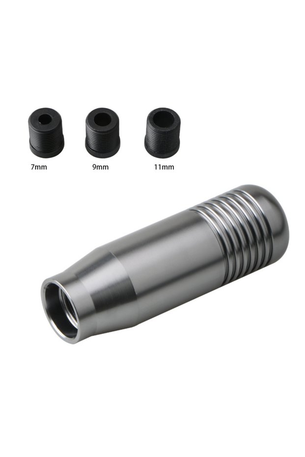 GRAY Universal Car Aluminum Manual Gear Shift Knob Stick Manual Transmission Gearstick Lever Shifter
