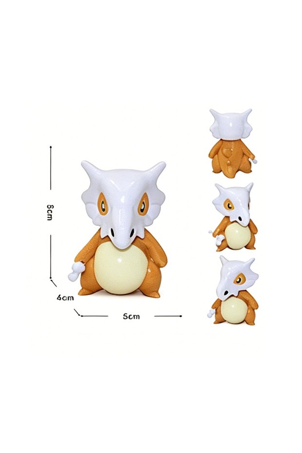 05 7cm Cubone Grimace Figure Cartoon Cute Ornament Model Desktop Car And Decoration Festival Gift C