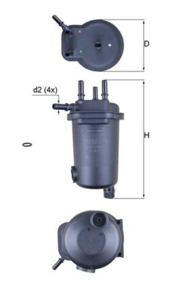 Fuel filter KL 632D