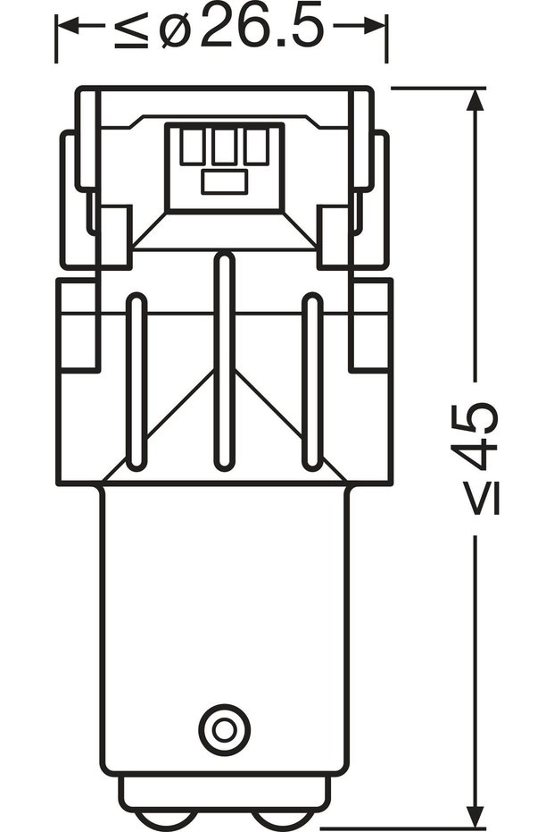 Bec incandescent 7528DRP-2BL