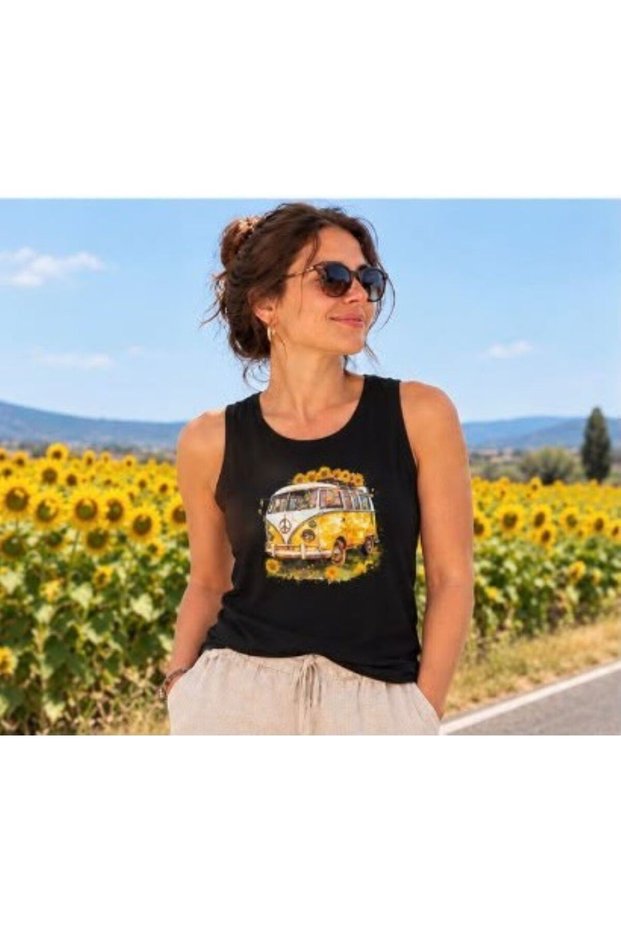 Women's Combed Cotton Crew Neck Sleeveless Strappy Sports Athlete Tshirt