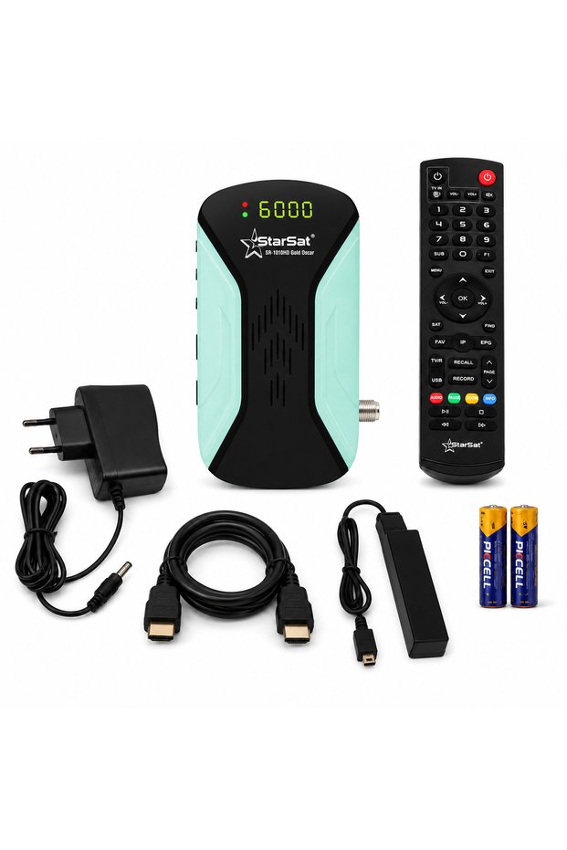 SR-1010HD Gold Oscar Full HD DVB-S2 Satellite Receiver with USB Media Playback