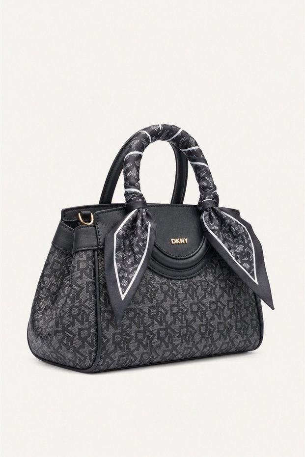 DAISY SMALL SATCHEL-XLB - BK LOGO-BK-N/S
