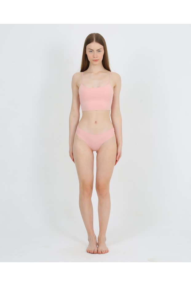 Women's Panties 6-Piece Laser Cut Seamless Non-Marking Gathering Underwear Bato Daily Flexible and Comfortable