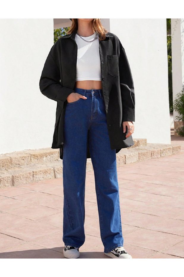 Camasa Oversize, Negru